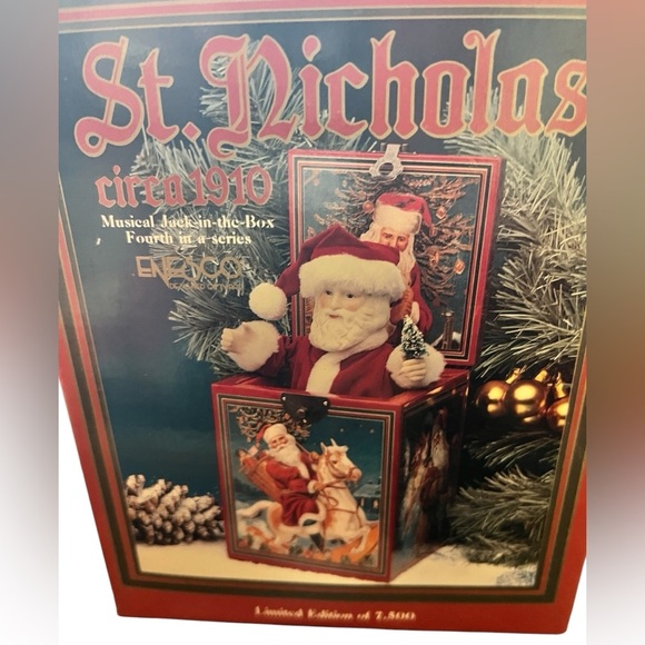 St. Nicholas c1910 Musical Jack-in-the-Box - Picture 2 of 12